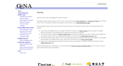 Desktop Screenshot of geniaproject.org